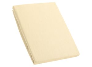 2100000793273 - Baumwoll-Jersey Spanner creme ca 180 – 200 x 200 + 30 cm