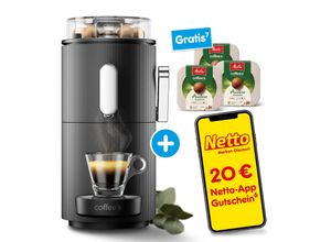 2100000922567 - CoffeeB Kaffeemaschine Globe schwarz+ 3 Gratis Packungen Coffee Balls + 20€ Gutschein