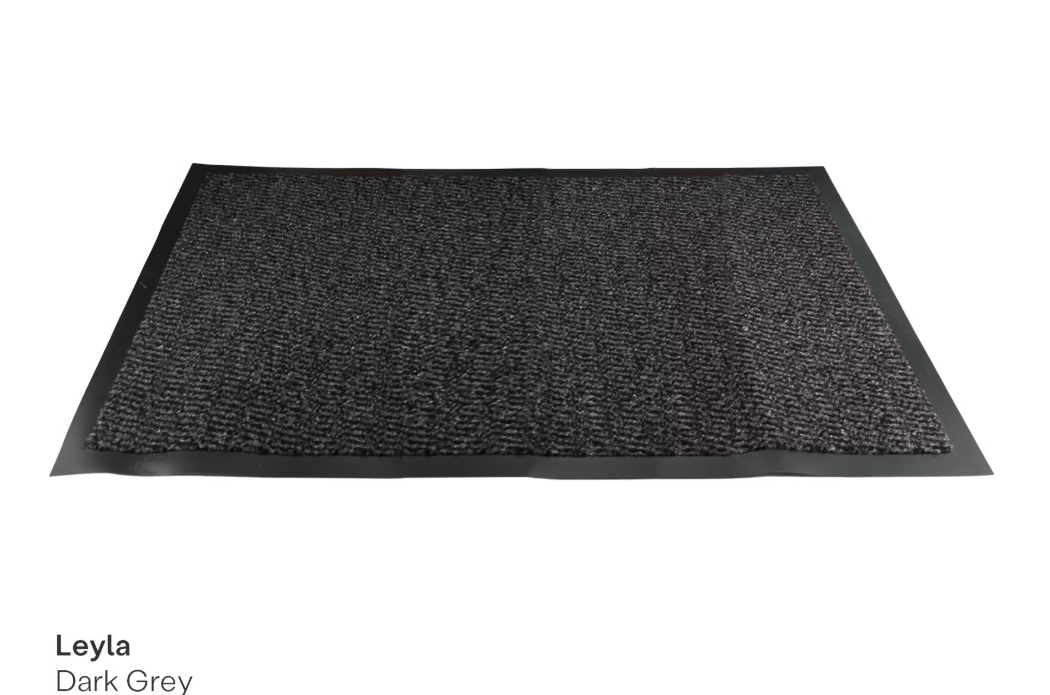 2209212919829 - 2x Leyla Reinigungsmatte - 90 x 150 cm - dunkelgrau 2209212919829 - 2x Leyla Reinigungsmatte - 90 x 150 cm - dunkelgrau