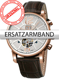 2500000653964 - Ersatzband Leder P-1111 braun rose Schliesse 24 mm