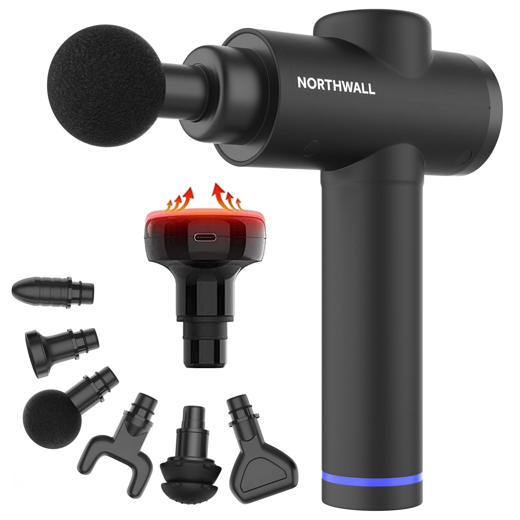 2950022962108 - Northgun Prime mit Wärmemassagekopf - 30 Stufen - Schwarz 2950022962108 - Northgun Prime mit Wärmemassagekopf - 30 Stufen - Schwarz