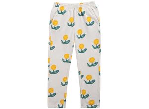 3000000913789 - Bobo Choses - Jogginghose WALLFLOWERS in offwhite Gr116 122