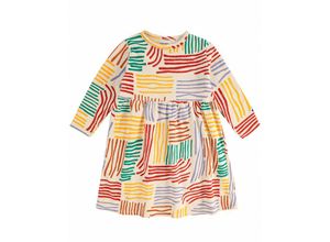 3000001041061 - Bobo Choses - Langarm-Kleid CRAZY LINES AOP in multicolor Gr116 122