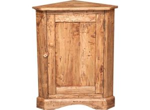 3000005147950 - Biscottini - Landhaus Eckschrank aus massivem Lindenholz naturbelassen Made in Italy