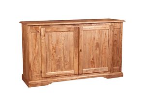 3000005148025 - Biscottini - Country Sideboard aus massivem Lindenholz naturfarben L180xPR58xH105 cm Made in Italy - Legno