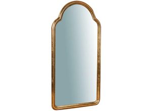 3000005481825 - Biscottini - Wandspiegel aus Holz mit antikiertem Blattgold Finish L40xPR2xH79 cm Made in Italy