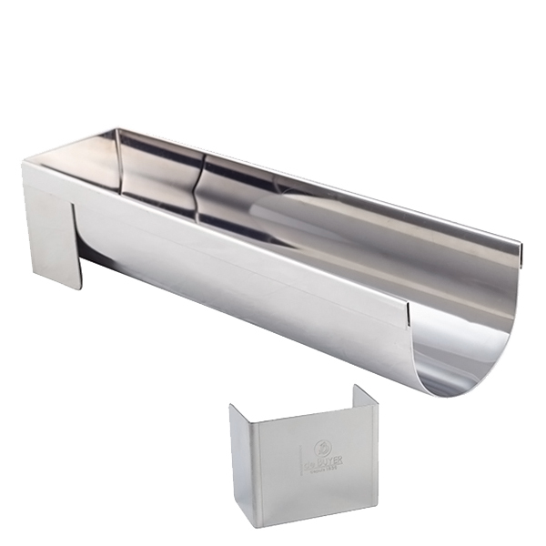 3011243206040 - Form Dachrinne rund Edelstahl De Buyer