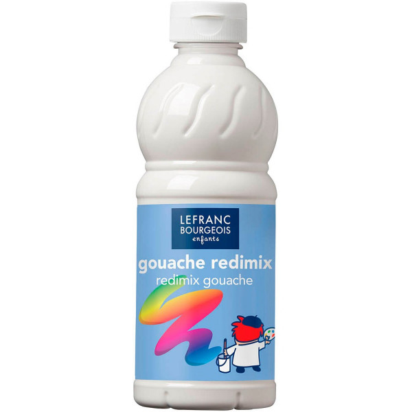 3013641880181 - Gouache Liquide Redimix Temperafarbe weiß 3013641880181 500 Milliliter