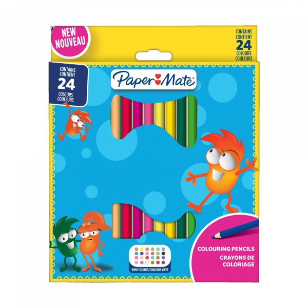 3026981664892 - Paper Mate Kids Buntstift 2166489 sort 24St 3026981664892 24 Stück