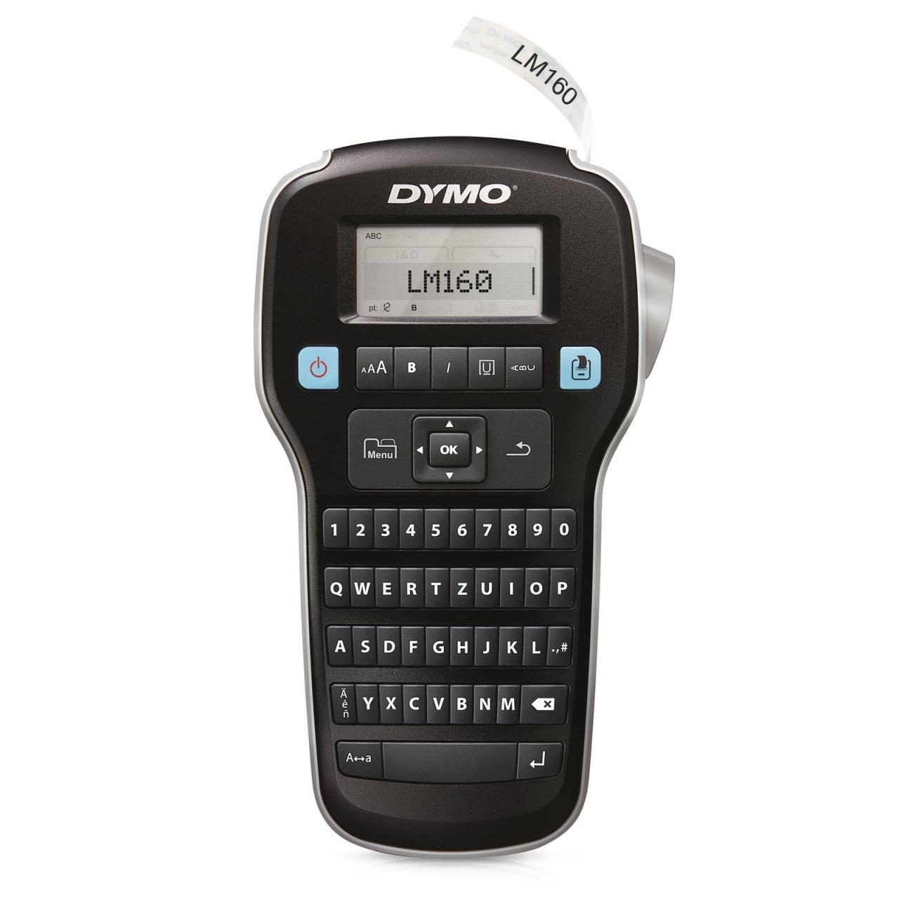 3026981746116 - DYMO LabelManager 160 Beschriftungsgerät Geeignet für Schriftband D1 6 mm 9 mm 12 mm