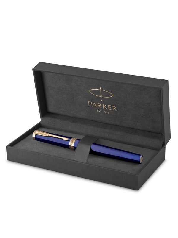 3026981820106 - Ingenuity Füller | Core Kollektion | Blau goldene Ausführung | Schwarze Tinte | Geschenkbox