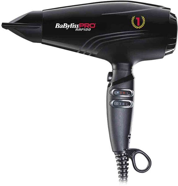 3030050116472 - BaByliss Pro Haartrockner Rapido 2200 Watt Schwarz (BAB7000IE)