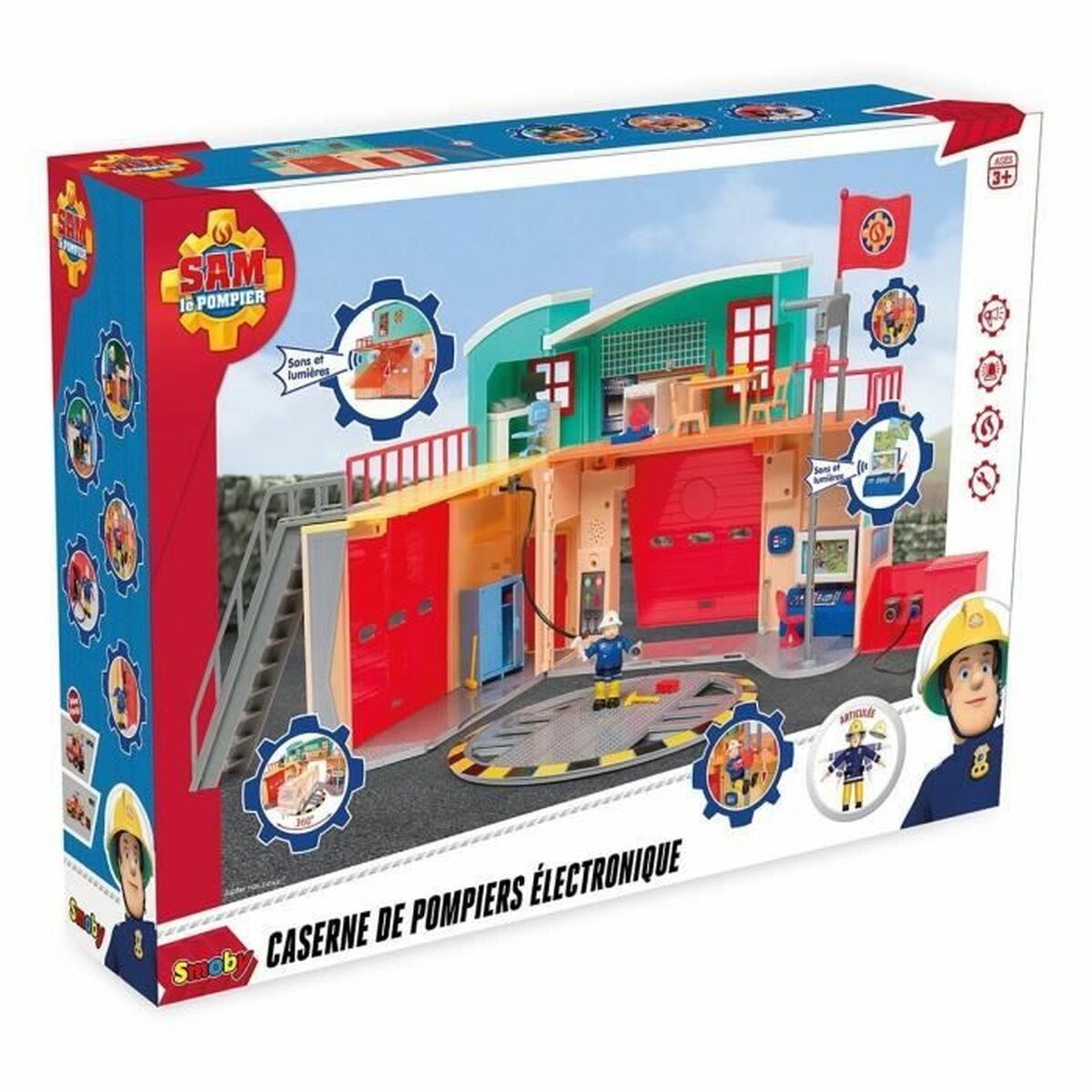 3032160044126 - Playset Caserne de Pompiers Électronique 3032160044126 - Playset Caserne de Pompiers Électronique