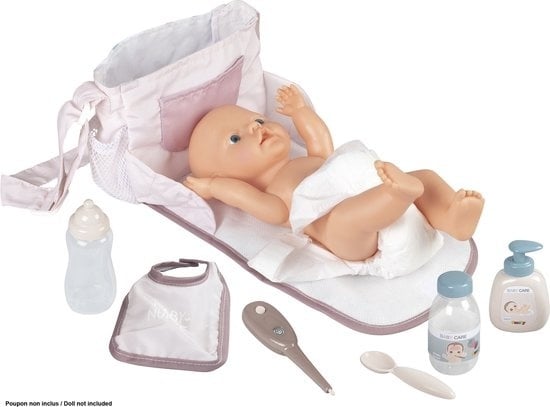 3032162203699 - Smoby Baby Krankenschwester Wickeltasche Baby Puppe