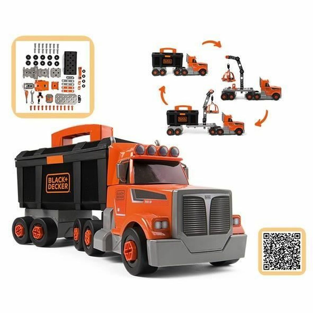 3032163609124 - Lkw BLACK + DECKER Gelb
