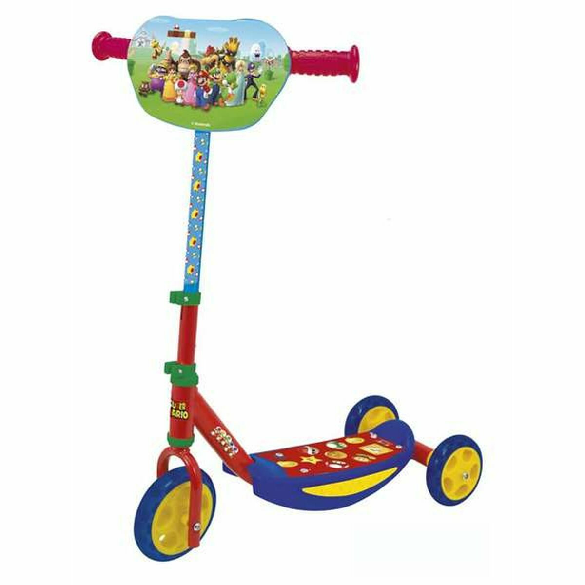 3032167509079 - Super Mario 3-Wheel Childrens Scooter