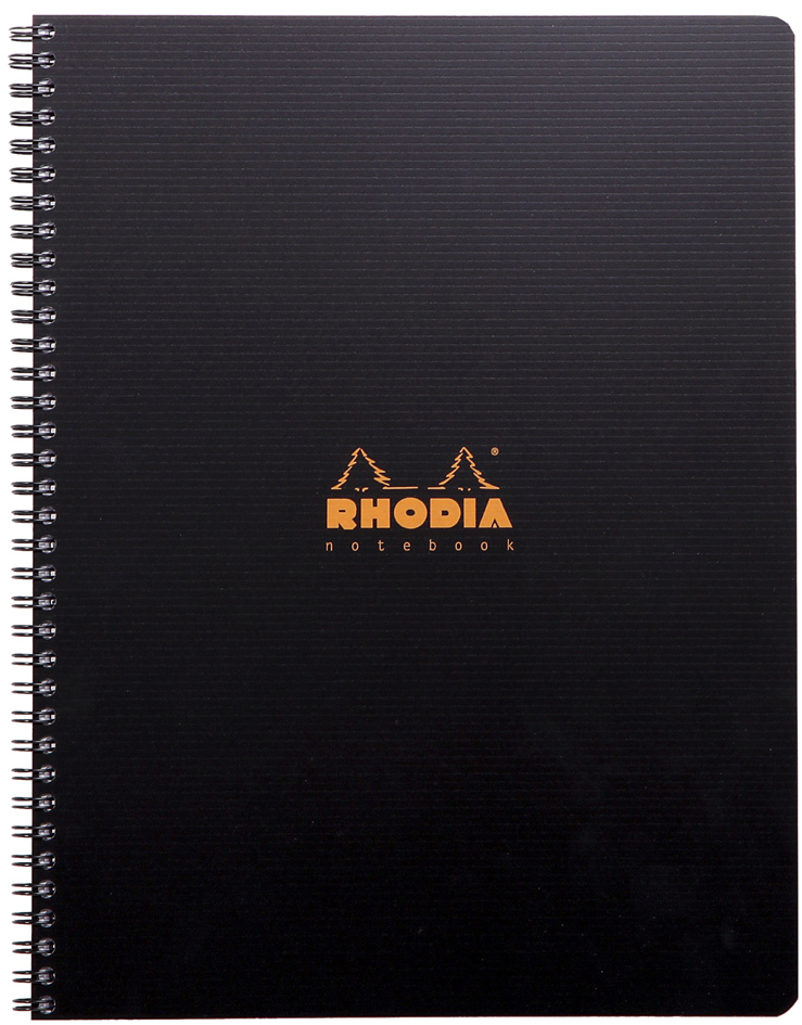 3037921199008 - Rhodia Notizbuch DIN A4+ Kariert Spiralbindung PP (Polypropylen) Schwarz Perforiert 160 Seiten 80 Blatt 3037921199008 - Rhodia Notizbuch DIN A4+ Kariert Spiralbindung PP (Polypropylen) Schwarz Perforiert 160 Seiten 80 Blatt