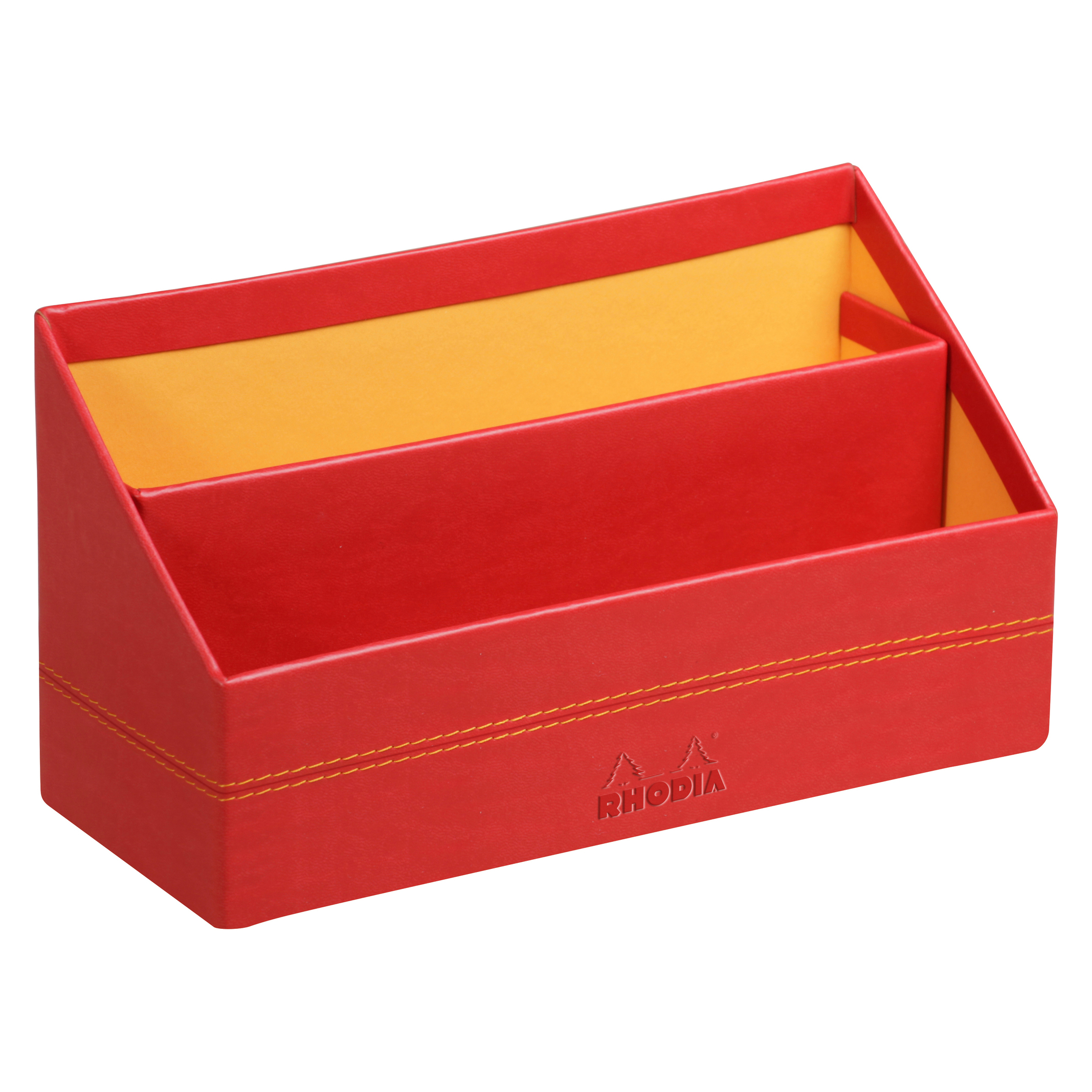 3037923189434 - Rhodia Briefhalter 318943C Kunstleder Mohnrot 25 (B) x 10 (T) x 14 (H) cm 3037923189434 - Rhodia Briefhalter 318943C Kunstleder Mohnrot 25 (B) x 10 (T) x 14 (H) cm