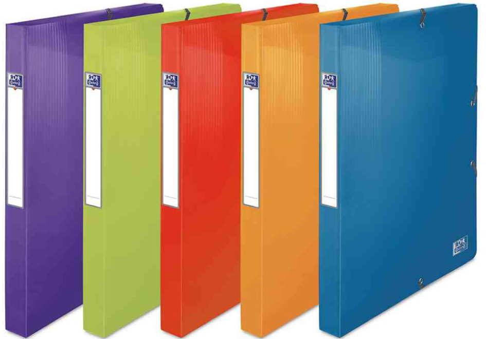 3045050055676 - 10 x Sammelbox PP School Life A4 25cm farbig sortiert