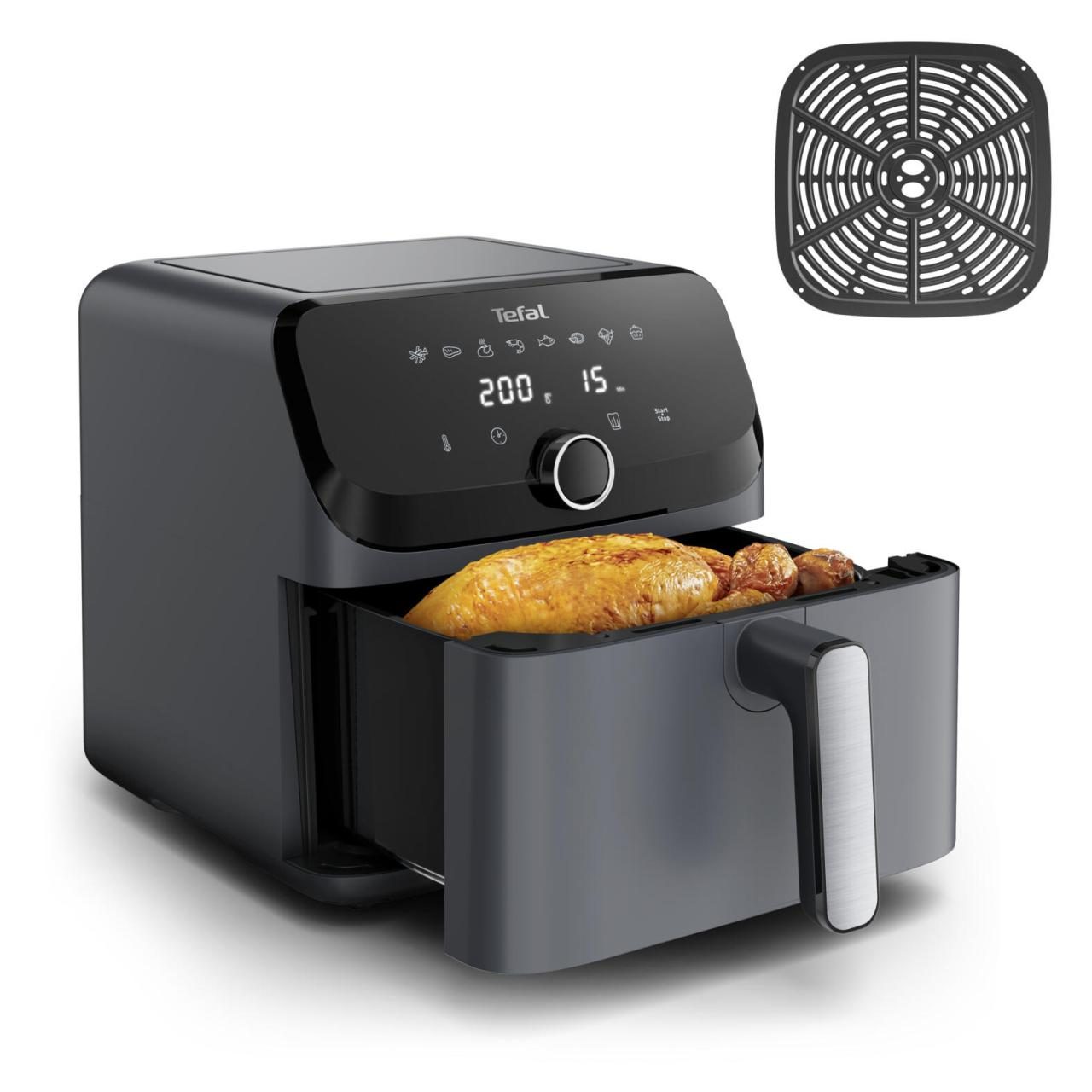 3045380026711 - Tefal Easy Fry Mega EY855BE0 Heißluftfritteuse 75L Grau 3045380026711 - Tefal Easy Fry Mega EY855BE0 Heißluftfritteuse 75L Grau