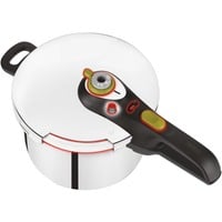 3045384362433 - Schnellkochtopf TEFAL P25307 Secure 5 Neo Töpfe Gr 6 l + Ø 22 cm + Höhe 254 cm silberfarben Schnellkochtopf Schnellkochtöpfe Topf Dampfkochtopf aus Edelstahl 6 L 5-fach Sicherheitssystem Induktion