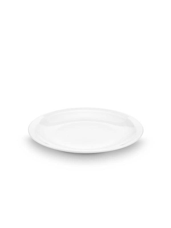 3050910002004 - Plate flat Bourges 20 cm White