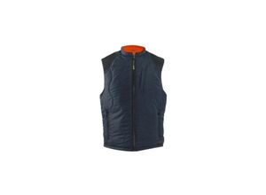 3059412017370 - RICA LEWIS Ärmellose Weste - Herren - Größe S - wendbar - Navy - GILET - Bleu Marine