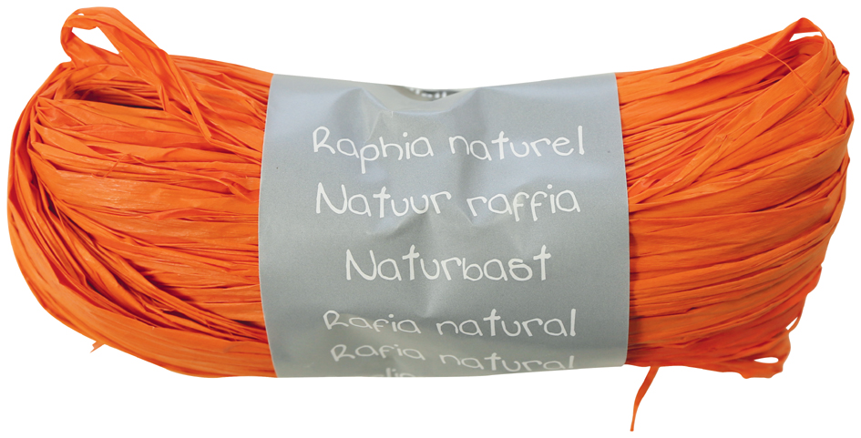 3065501960588 - Raffia-Naturbast orange