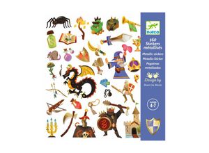 3070900092778 - Metallic-Sticker MITTELALTER 160-teilig