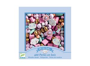 3070900098237 - Holzperlen-Set REGENBOGEN in rosa bunt