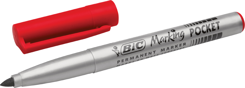 3086121445033 - BIC Permanent-Marker Marking Fine ECOlutions rot