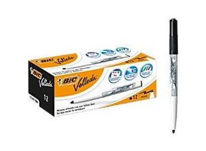 3086121741098 - BIC Whiteboard-Marker 1741 Rundspitze 14 mm Schwarz 12 Stück