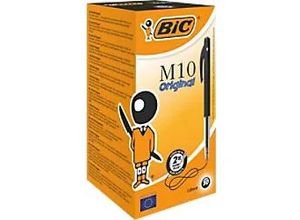 3086121901256 - BIC M10 Original M10 Kugelschreiber Schwarz Mittel 05 mm 50 Stück