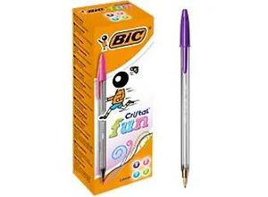 3086123272101 - BIC Cristal Fun Kugelschreiber Farbig sortiert Breit 06 mm 20 Stück