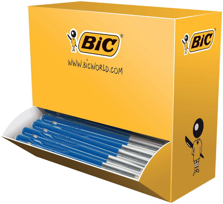 3086123278257 - BIC M10 Original Kugelschreiber Blau Mittel 04 mm 100 Stück