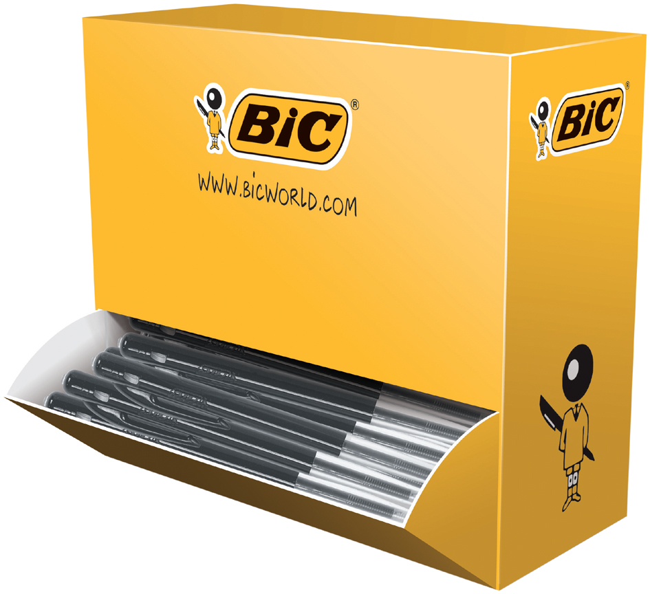 3086123278264 - BIC Druckkugelschreiber M10 clic schwarz VALUE PACK