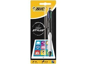 3086123379916 - BIC 4 Colours Stylus Kugelschreiber Blau Schwarz Rot und Grün Mittel 04 mm Nachfüllbar