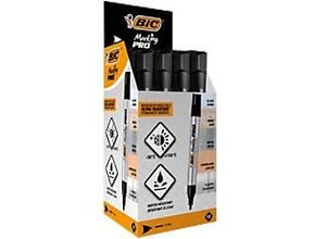 3086123537880 - BIC Marking PRO Rundspitze Permanentmarker Breit Rundspitze 11 mm Schwarz 12 Stück