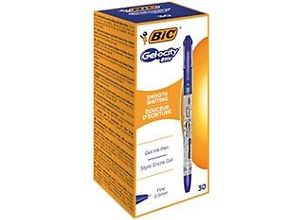 3086123546295 - BIC Gelocity Tintenroller 05 mm Blau 30 Stück