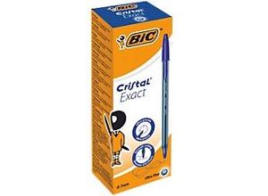 3086123594166 - BIC Cristal Exact Kugelschreiber Blau Extra Fein 028 mm 20 Stück