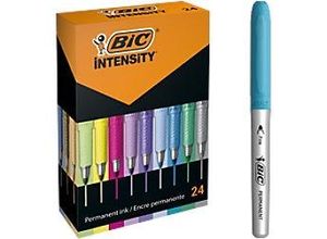 3086123595422 - BIC Permanentmarker Intensity Farbig Sortiert 24 Stück