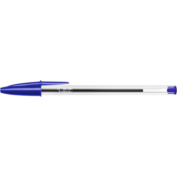 3086123734548 - Cristal Kugelschreiber mit Kappe Stärke M - 04 mm - blau - 4 Stück 3086123734548 BIC 4 Stück