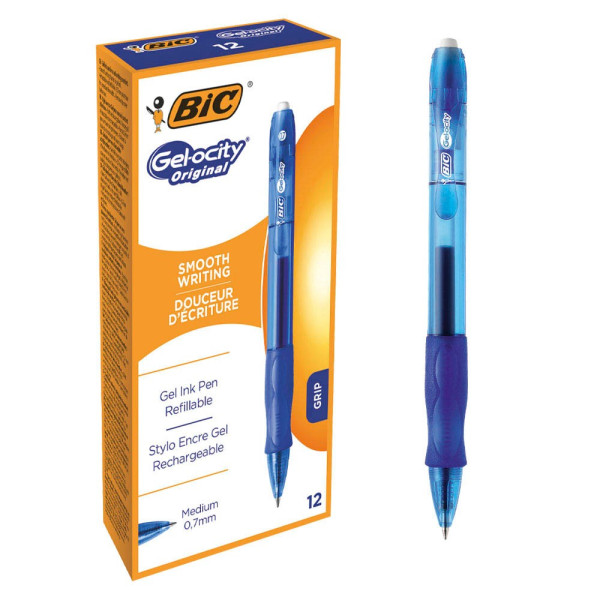 3086126600666 - Gelschreiber Gel-ocity 829158 blau 03mm 3086126600666 BIC 829158 12 Stück