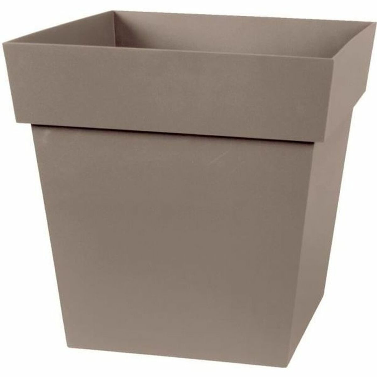 3086960235444 - Blumentopf Braun Taupe 32 x 32 x 32 cm