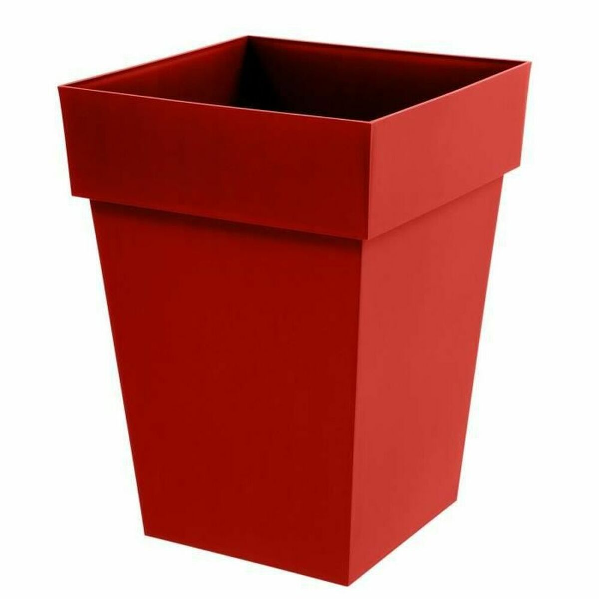 3086960236243 - Pflanzkübel Tuscan Red Polypropylen Quadratisch 39 x 39 x 53 cm