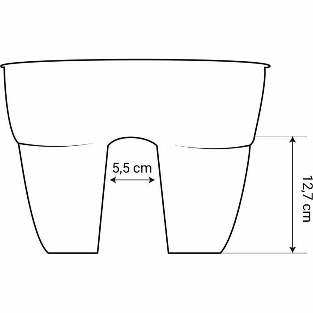 3086960266387 - Blumentopf grün Kunststoff Oval Moderne