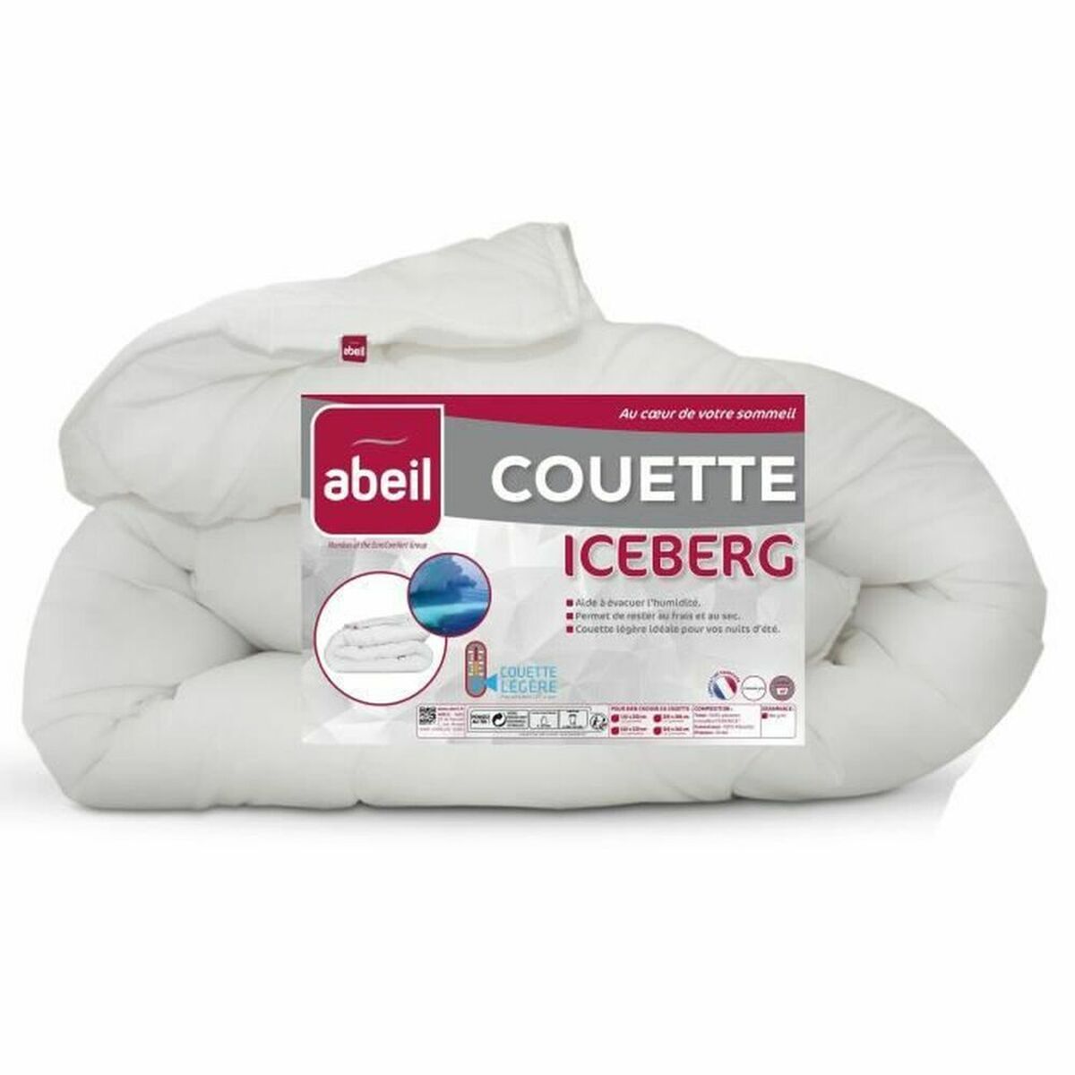 3087880022312 - Bettdecke Iceberg White 200 g m² 140 x 200 cm