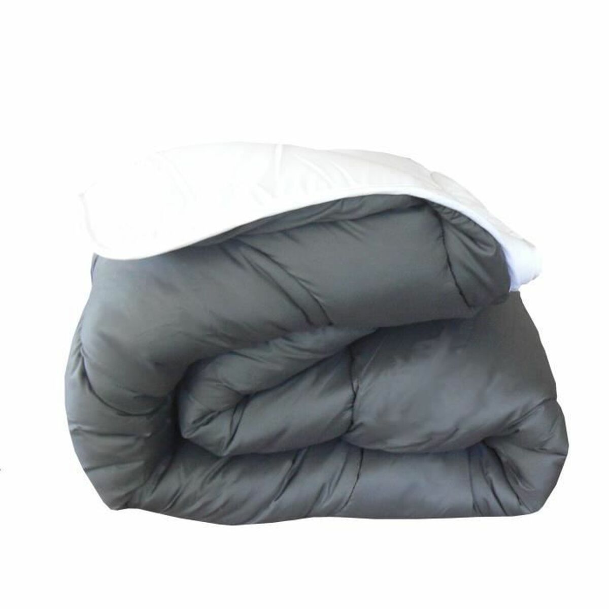 3087880024903 - Bettdecke Weiß Grau Weiß Grau 350 g m² 140 x 200 cm