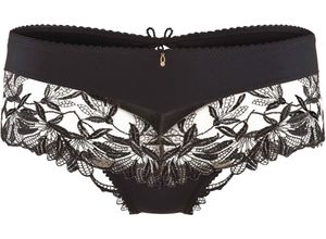 3102061978766 - Lovessence Panty Blumenstickerei Zieranhänger für Damen schwarz 44