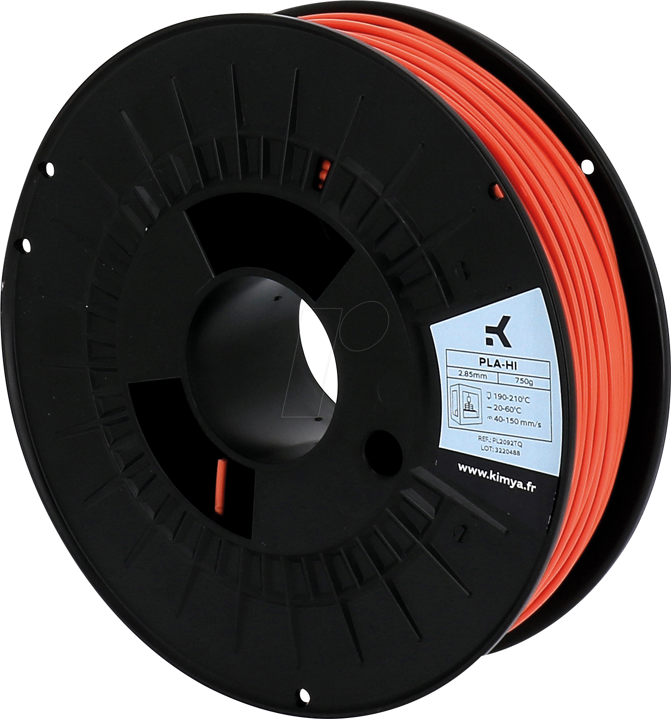 3112539794026 - KIMYA PL2092TQ - Filament PLA-HI Orange 285 mm 750 g